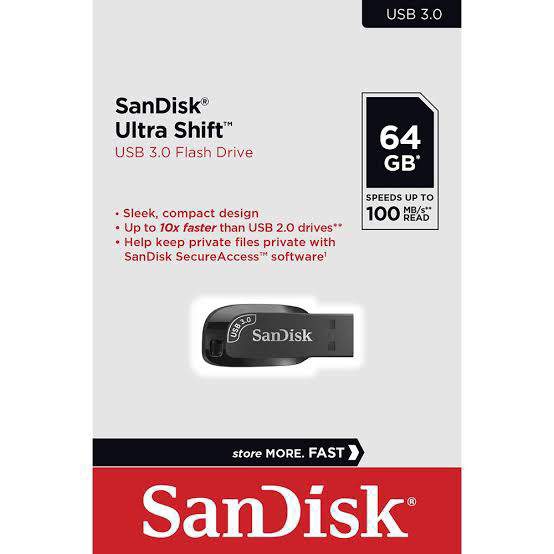 Pendrive 64GB Ultra Shift 3.0 SanDisk