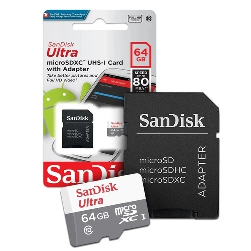 Cartao de Memoria 64GB Sandisk classe 10 Original