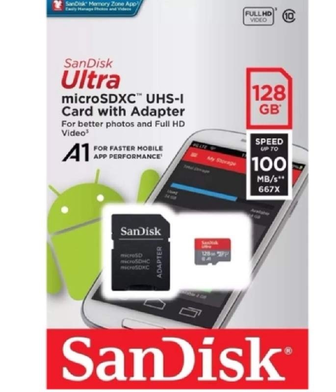 Cartão de Memoria 128GB Sandisk