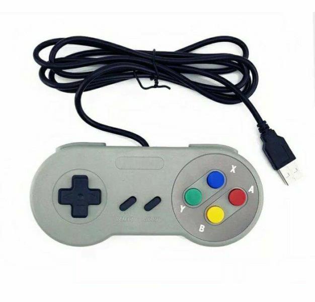 Controle Game Usb Super Nintendo