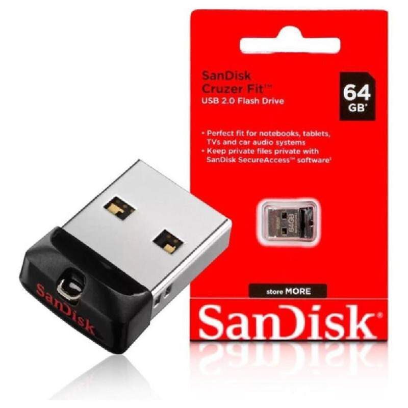 Pendrive 64GB Fit Cruzer SanDisk