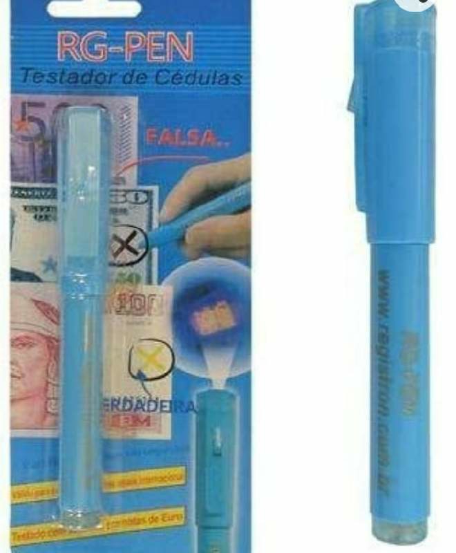 Caneta Nota Falsa Euro Pen