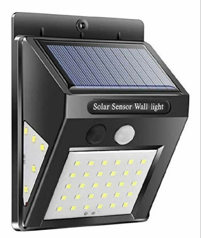 Luminaria Solar 30 LEDs c/ Sensor Presença