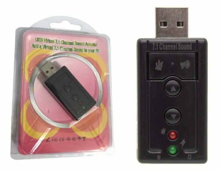 Adaptador Placa de Som 7.1 Usb Audio Pc/ Notebook