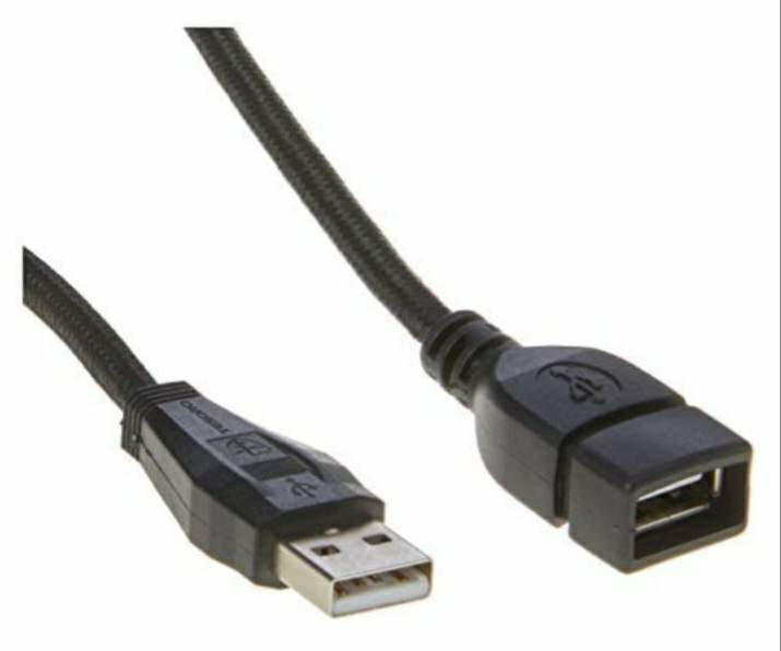 Cabo Usb macho/femea extensor 2m