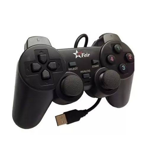 Controle Game Usb Estilo Playstation p/PC/Tv Box