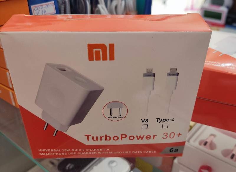 Carregador Mi Xiaomi Turbo Power Type-C