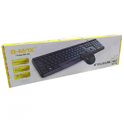 Teclado e Mouse c/fio Kit BM T09