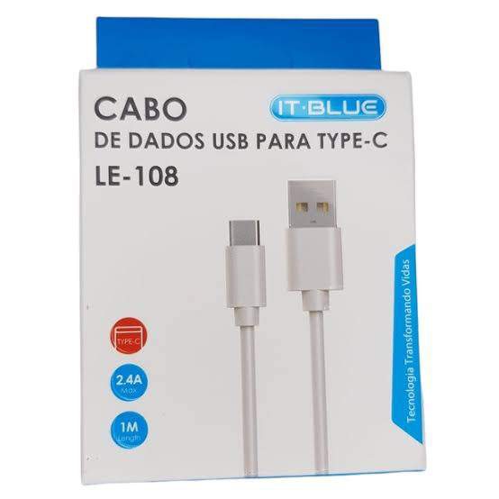 Cabo de Dados 1 m USB/Type C